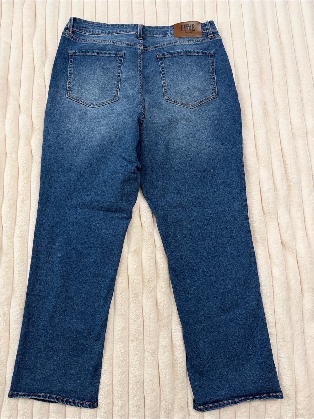 Frye Women's Deep Blue Straight-Leg Jeans